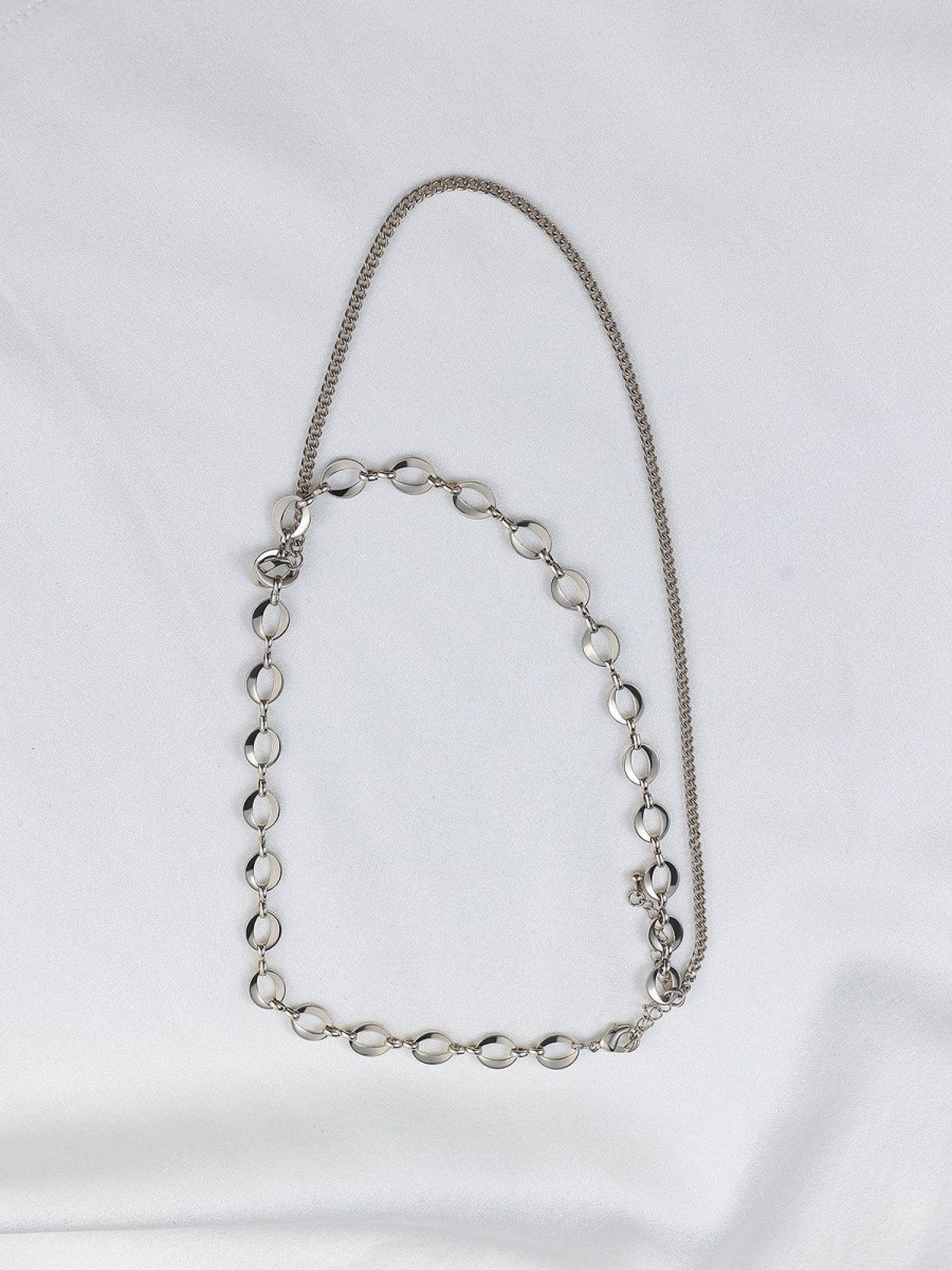 Women Ahaselected Necklaces | Double Chain Necklace