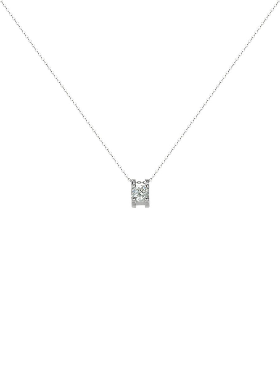 Women AhaAha Necklaces | Silver Rhinestone Pendant Necklace