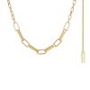 Women AhaAha Necklaces | Gold Plated Bamboo Chain Necklace