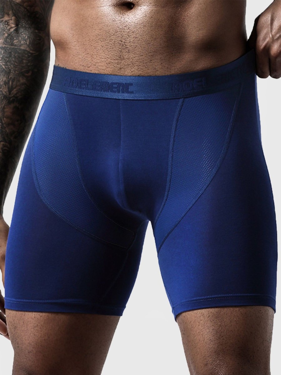 Men Ahaselected | Breathable Mesh Behind Soft Boxer Brief