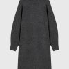 Women Ahaselected Dresses | Wool Hooded Knit Midi Dress