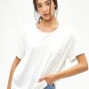 Women AhaAha Tees & Graphics | Aha Eco Soft Bamboo Viscose T-Shirt With Pocket