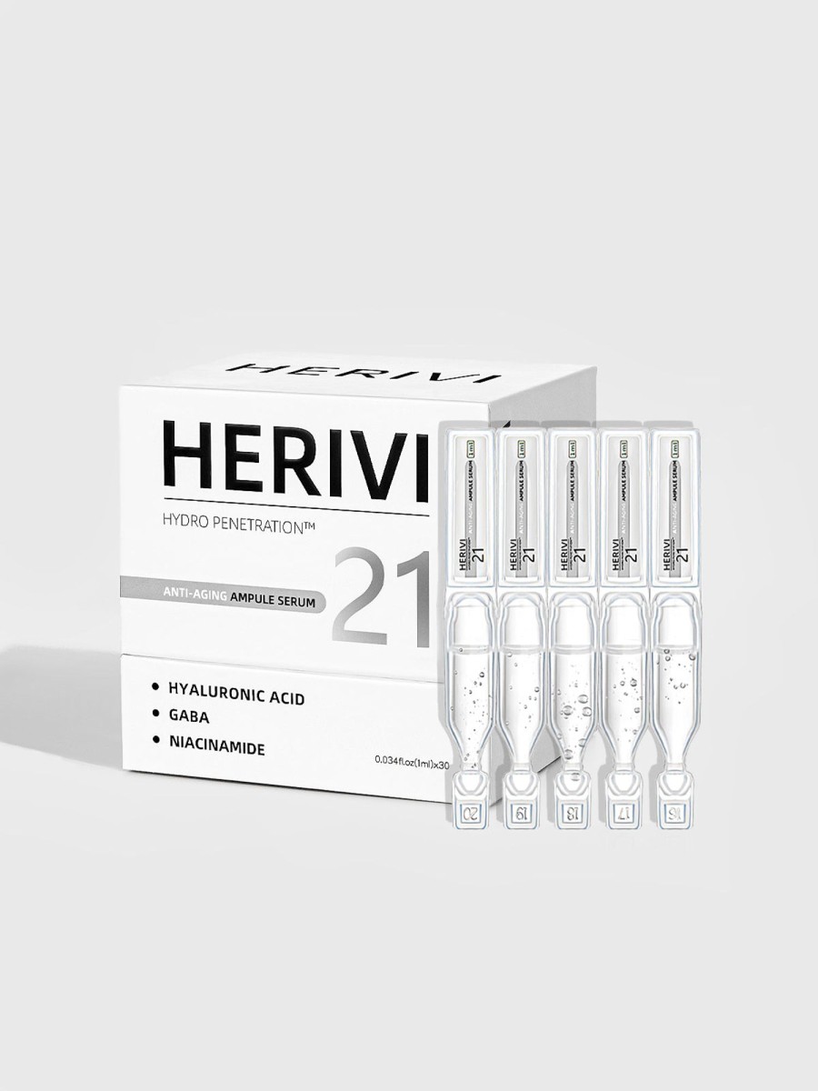 Women AhaSelectedBrands Skincare | Herivi Anti-Aging Ampule Serum