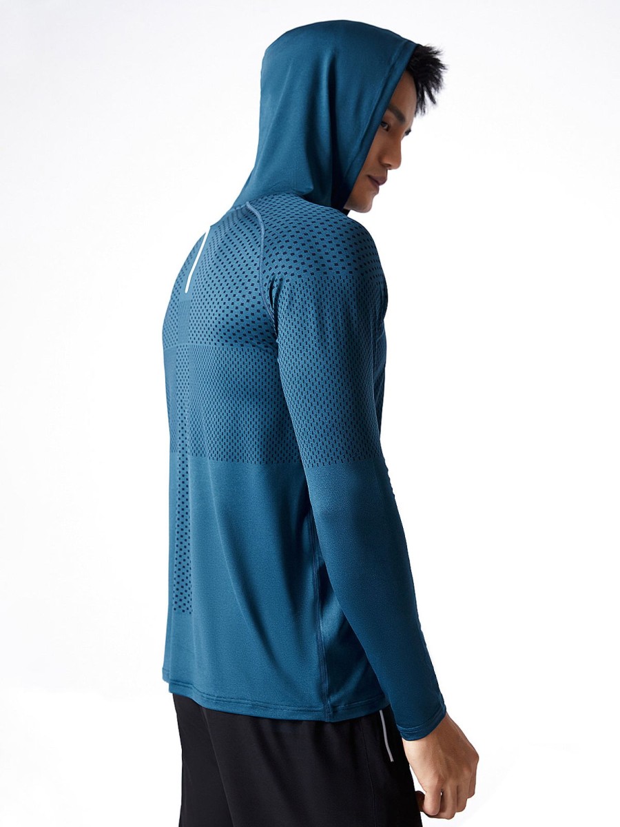 Men AhaAha | Core Hooded Performance Shirt