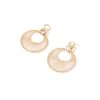 Women Ahaselected Earrings | Women'S Metal Openwork Drop Earrings Gold