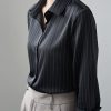 Women Ahaselected Shirts & Blouses | Pinstripe Vocational Shirt