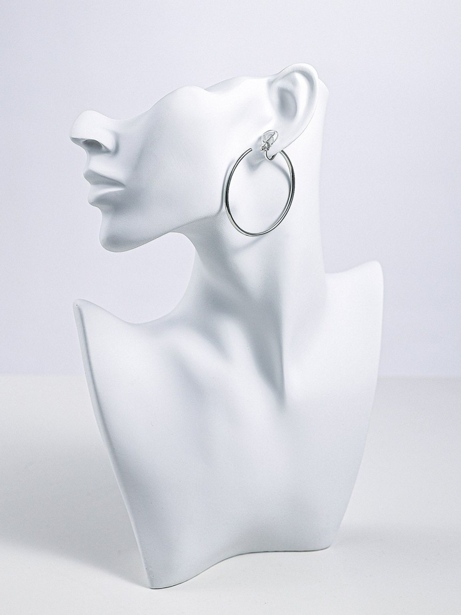 Women Ahaselected Earrings | Metal Round Earrings