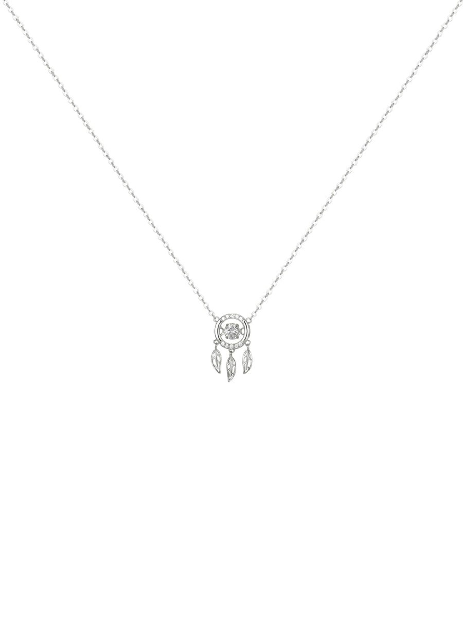 Women AhaAha Necklaces | Silver Dreamcatcher Necklace