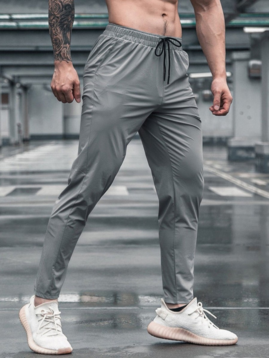 Men Ahaselected | Stretch Slim Fit Jogger Workout Pants