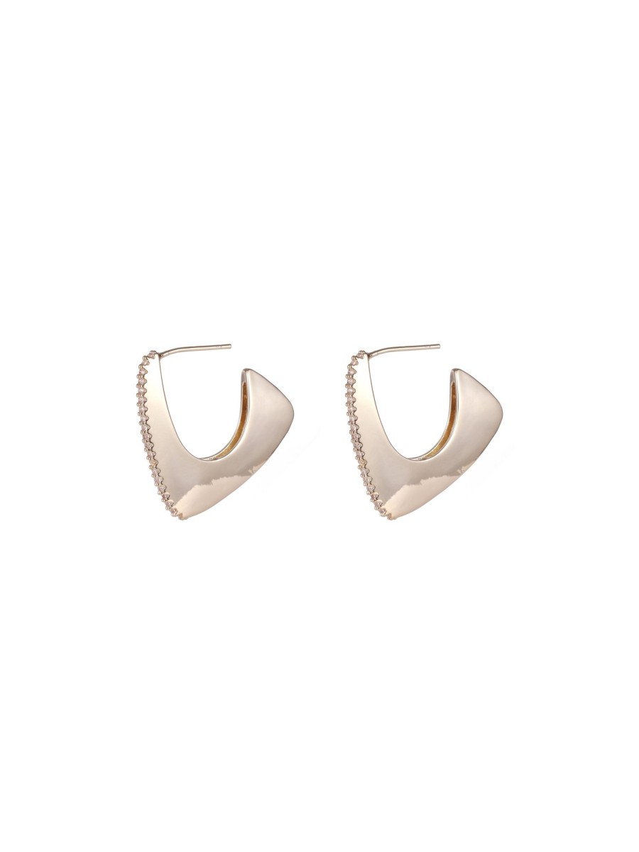 Women Ahaselected Earrings | En Triangle Earrings Gold