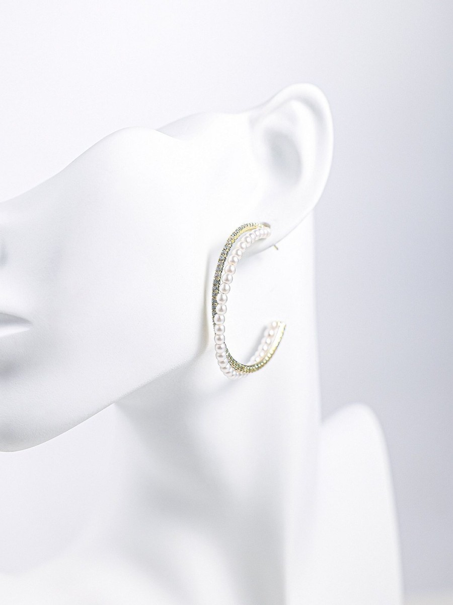 Women Ahaselected Earrings | Pearl And Diamond Earrings