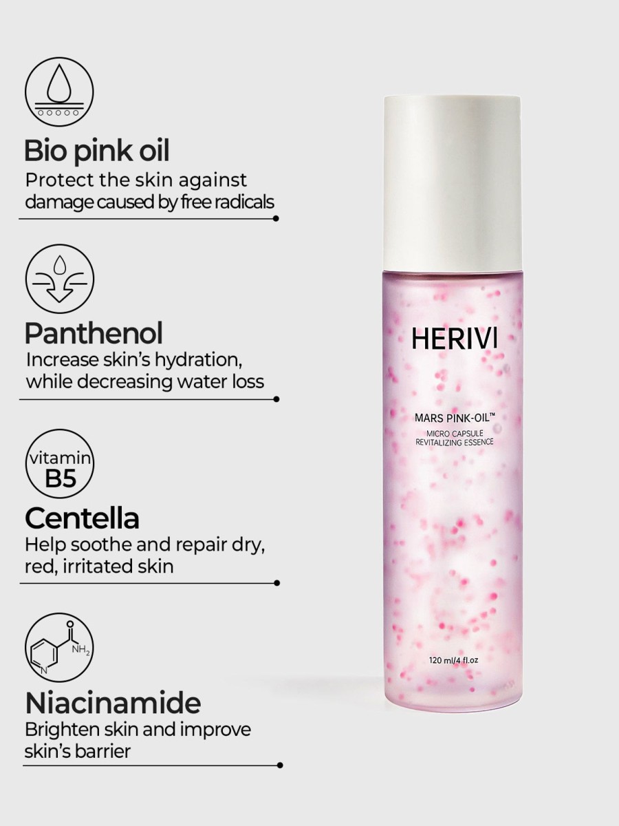 Women AhaSelectedBrands Skincare | Herivi Micro Capsule Revitalizing Essence 120 Ml / 4.06 Oz