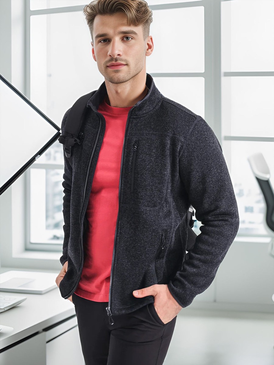 Men Ahaselected | Tech Sherpa Jacket