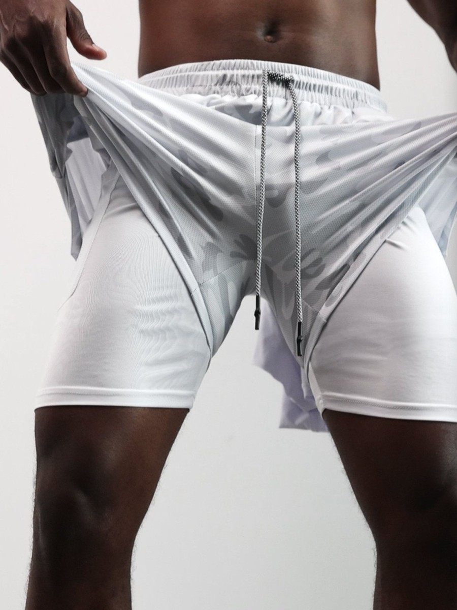 Men Ahaselected | 7" Kinetic Pocket Lined 2 In 1 Mesh Short