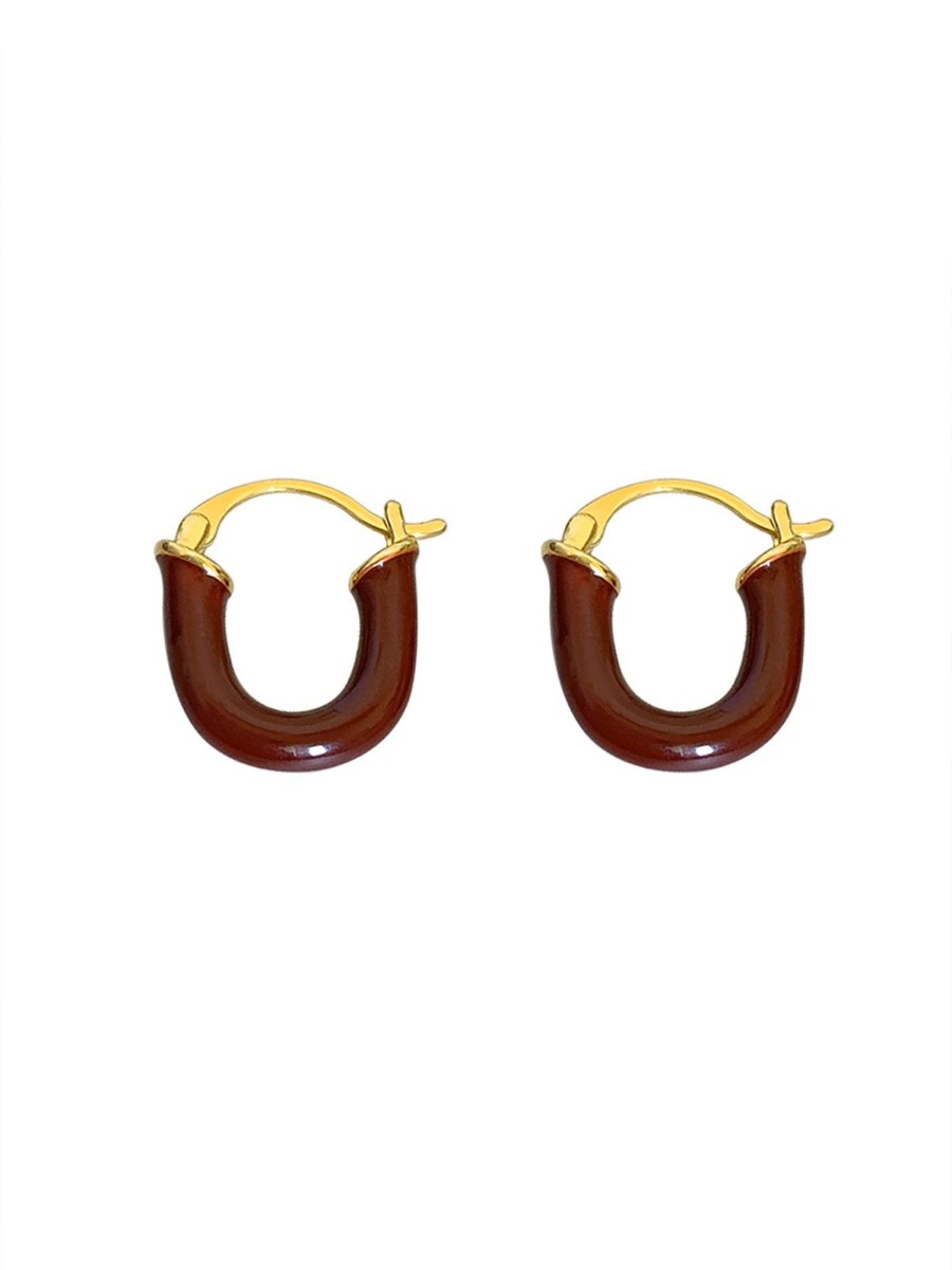 Women Ahaselected Earrings | Morandi U-Shape Earrings