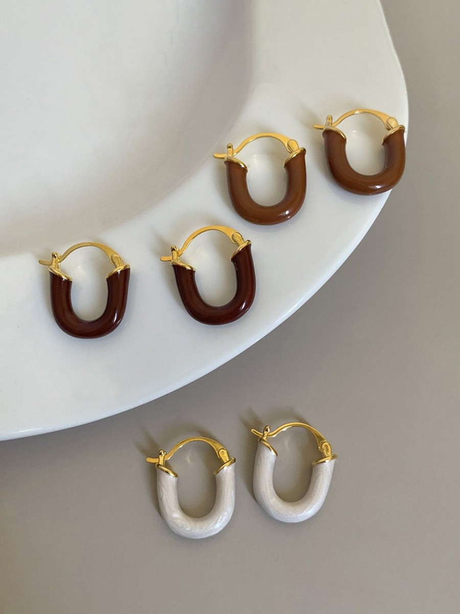 Women Ahaselected Earrings | Morandi U-Shape Earrings