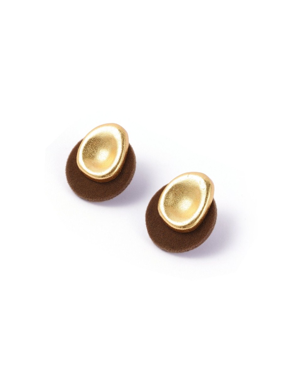 Women Ahaselected Earrings | Velvet Metal Drop Earrings