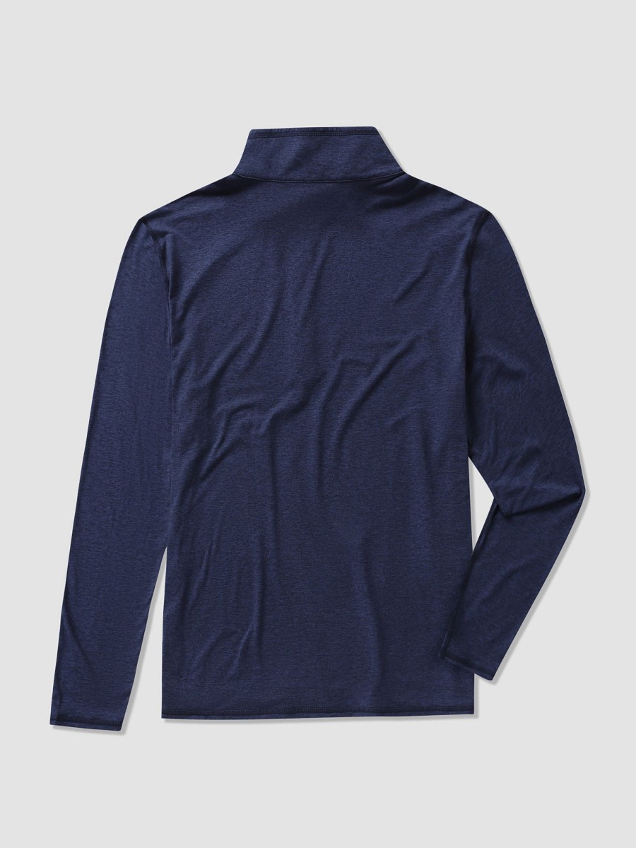 Men Ahaselected | Softest Sunday Performance Tech Half Zip With Side Pocket