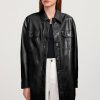 Women Ahaselected Jackets & Coats | Vegan Leather Shacket