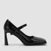 Women Ahaselected Shoes | Women'S Faux Leather Mary Jane Pumps Black