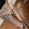 Women Ahaselected Pants | Herringbone Pencil Pants