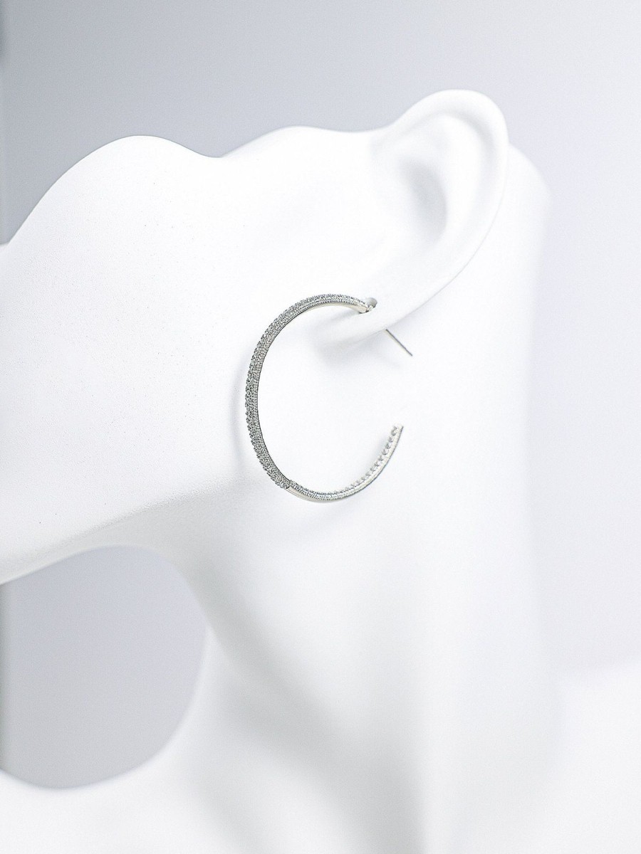 Women Ahaselected Earrings | Round Metal Earrings