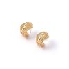 Women Ahaselected Earrings | Women'S Metal Half-Circle Earrings Gold