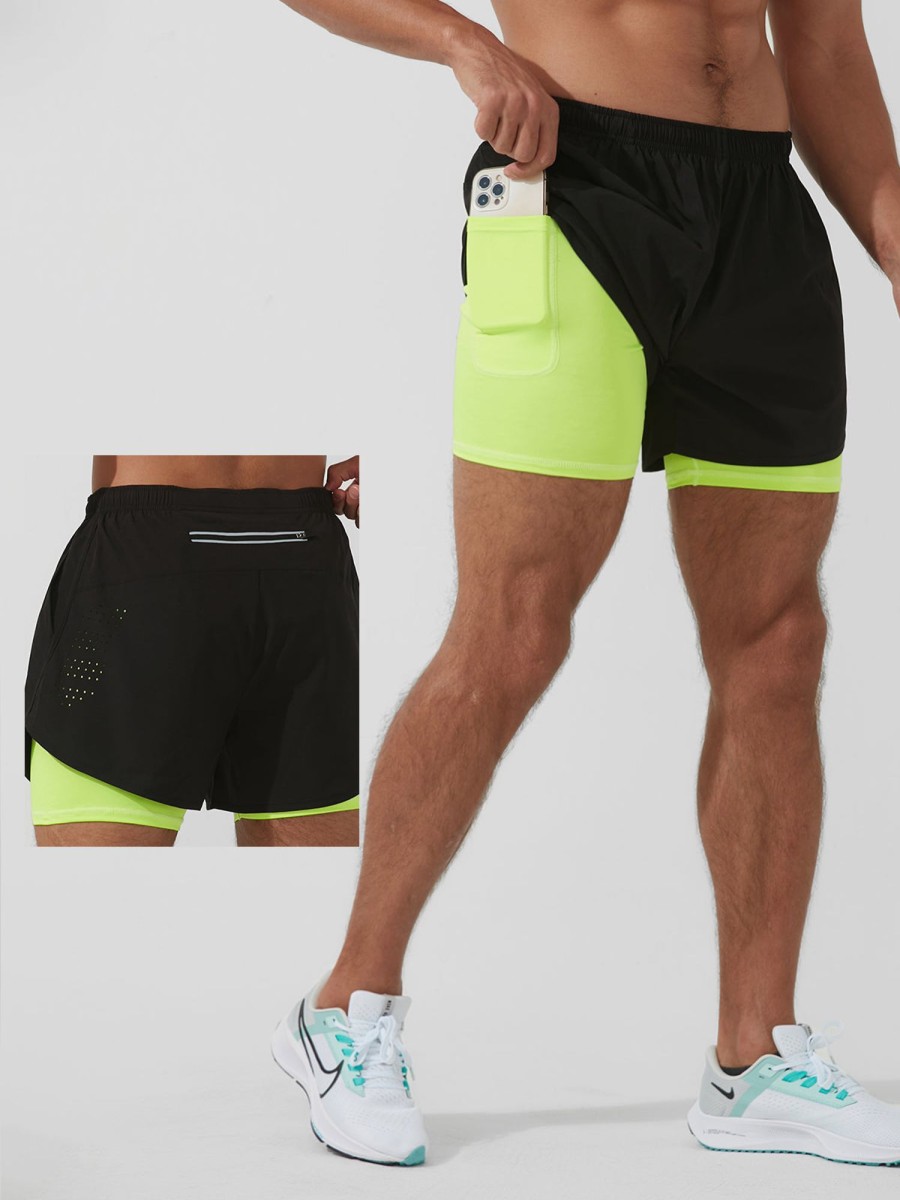 Men Ahaselected | 5" Interval Short 2-In-1 Lined