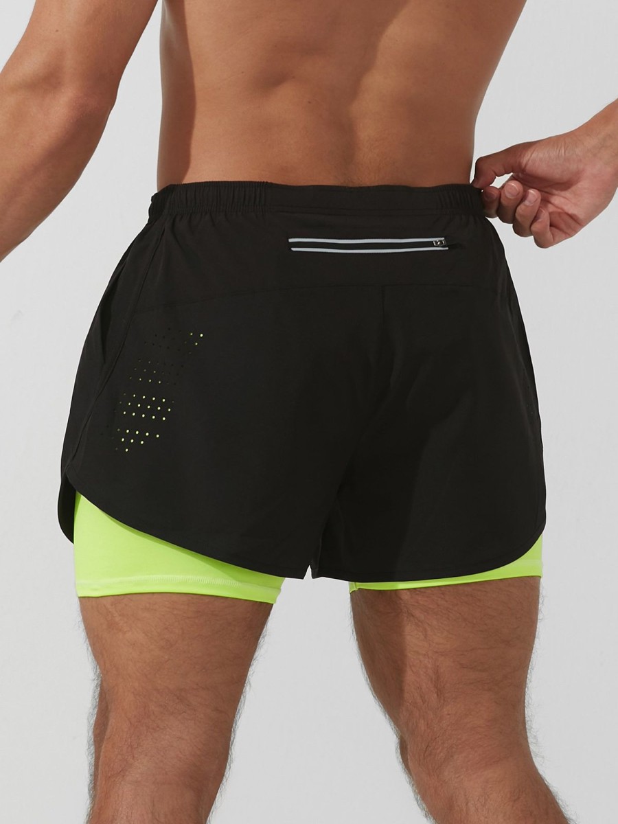 Men Ahaselected | 5" Interval Short 2-In-1 Lined