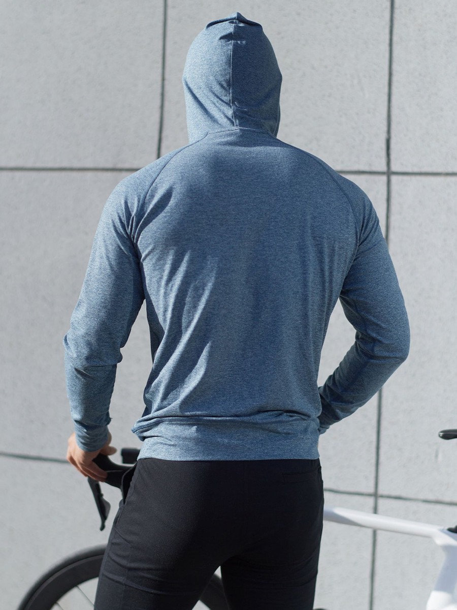 Men Ahaselected | Softest Sunday Performance Half Zip Hoodie