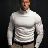 Men Ahaselected | Turtleneck Washable Sweater