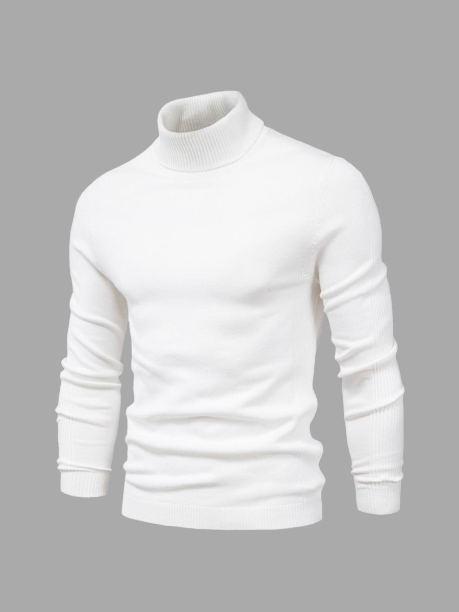 Men Ahaselected | Turtleneck Washable Sweater