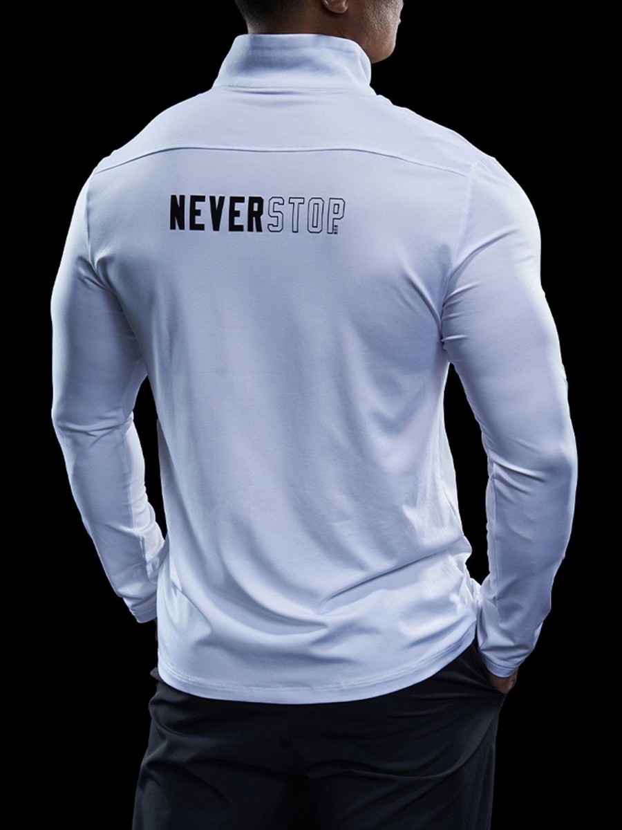 Men Ahaselected | Neverstop Training Jacket Muscle Fit