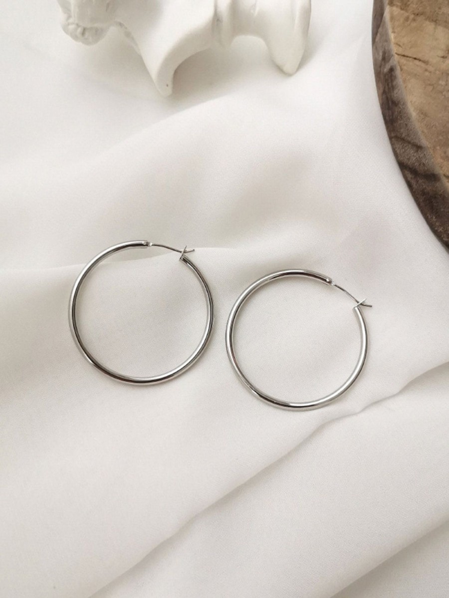 Women Ahaselected Earrings | Simple Circle Earrings