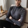 Men Ahaselected | M'S Classic Mock Neck Sweater