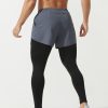 Men Ahaselected | M'S Interval Workout Pant 2 In 1 Compression Tight + Short Combo