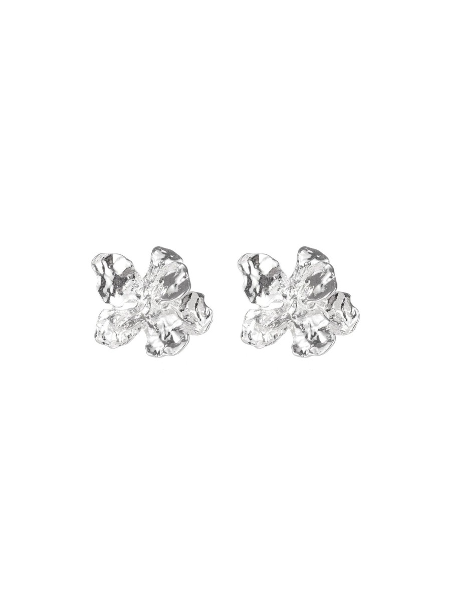 Women Ahaselected Earrings | Floral Earrings Silver