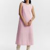 Women Ahaselected Dresses | Women'S Textured Sequin Dress Pink