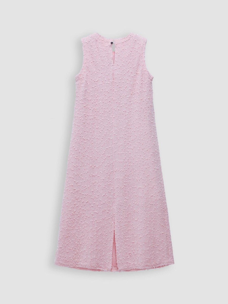 Women Ahaselected Dresses | Women'S Textured Sequin Dress Pink