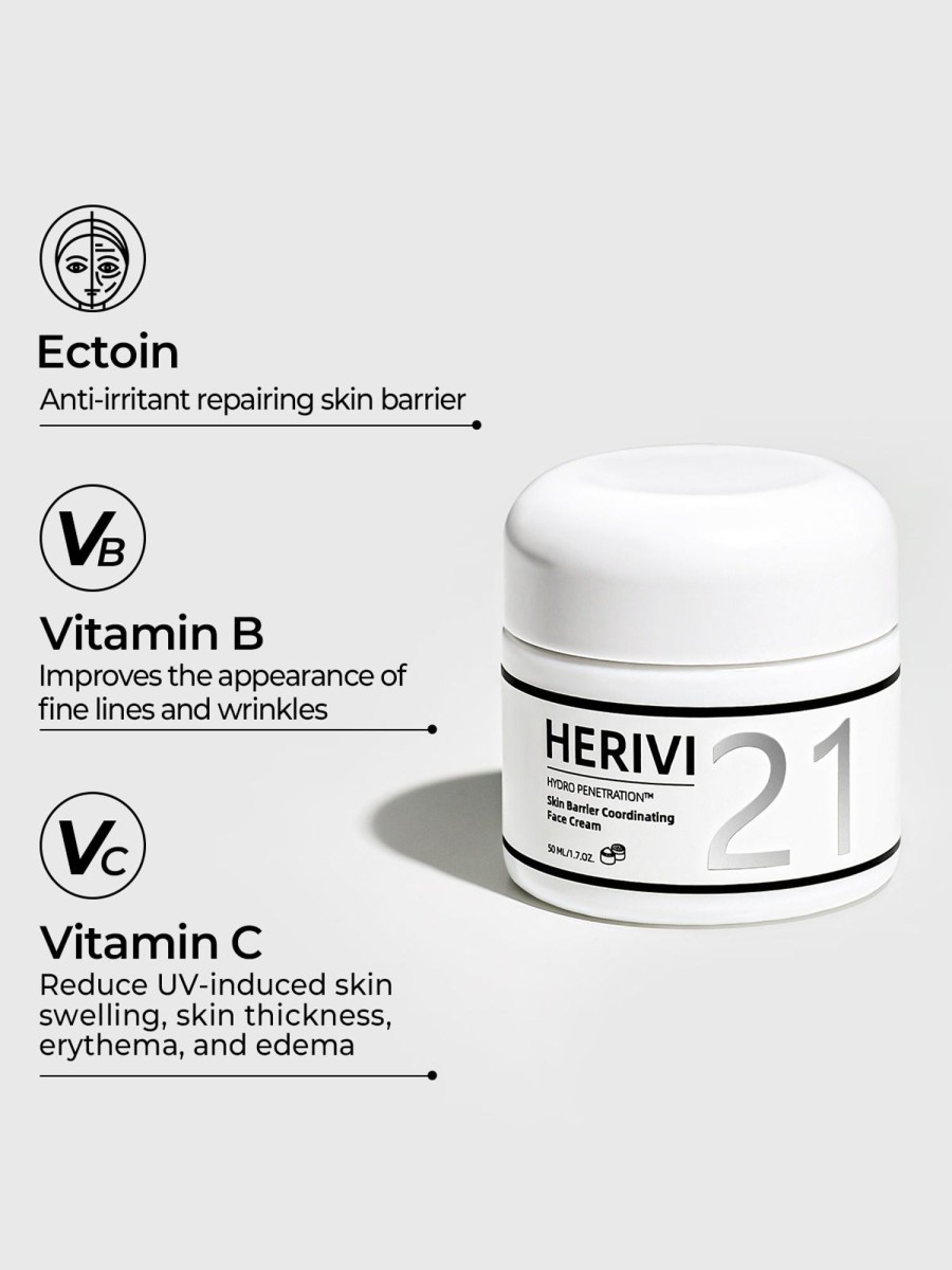 Women AhaSelectedBrands Skincare | Herivi Skin Barrier Face Cream 50Ml / 1.7 Oz