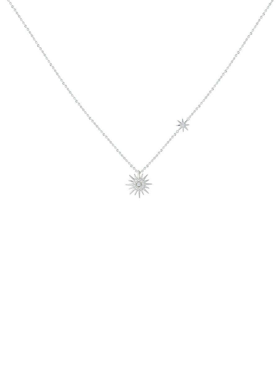 Women AhaAha Necklaces | 925 Silver Sun Pendant Necklace