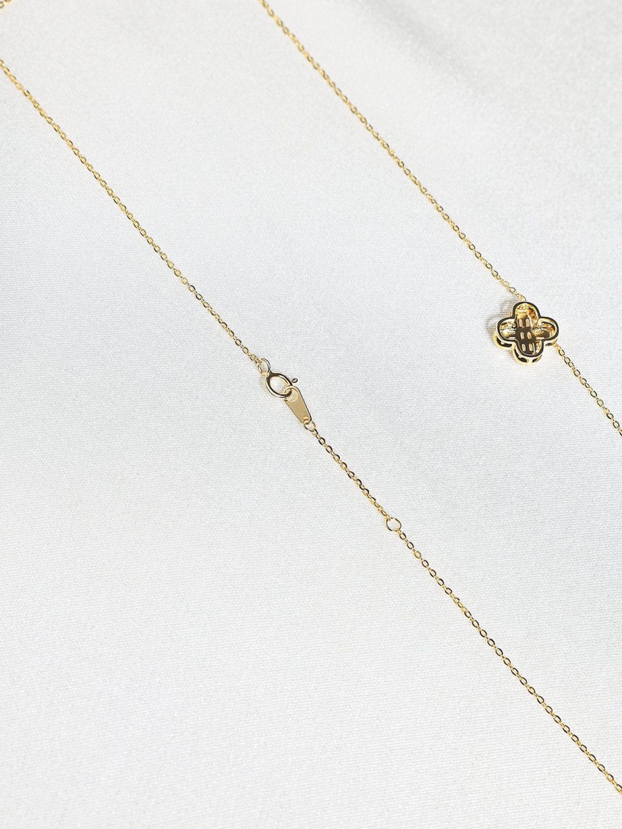 Women Ahaselected Necklaces | Diamond Petals Necklace