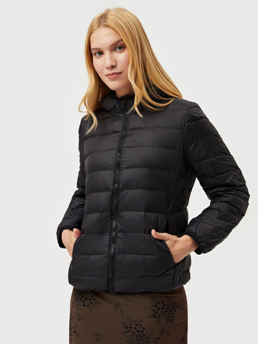 Women AhaAha Puffers | Featherweight Packable Down Puffer Hooded Jacket