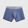 Men Ahaselected | M'S Airflow 5" Performance Boxer Brief Indigo Heather