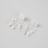 Women Ahaselected Earrings | Women'S Flower Tassel Earrings White