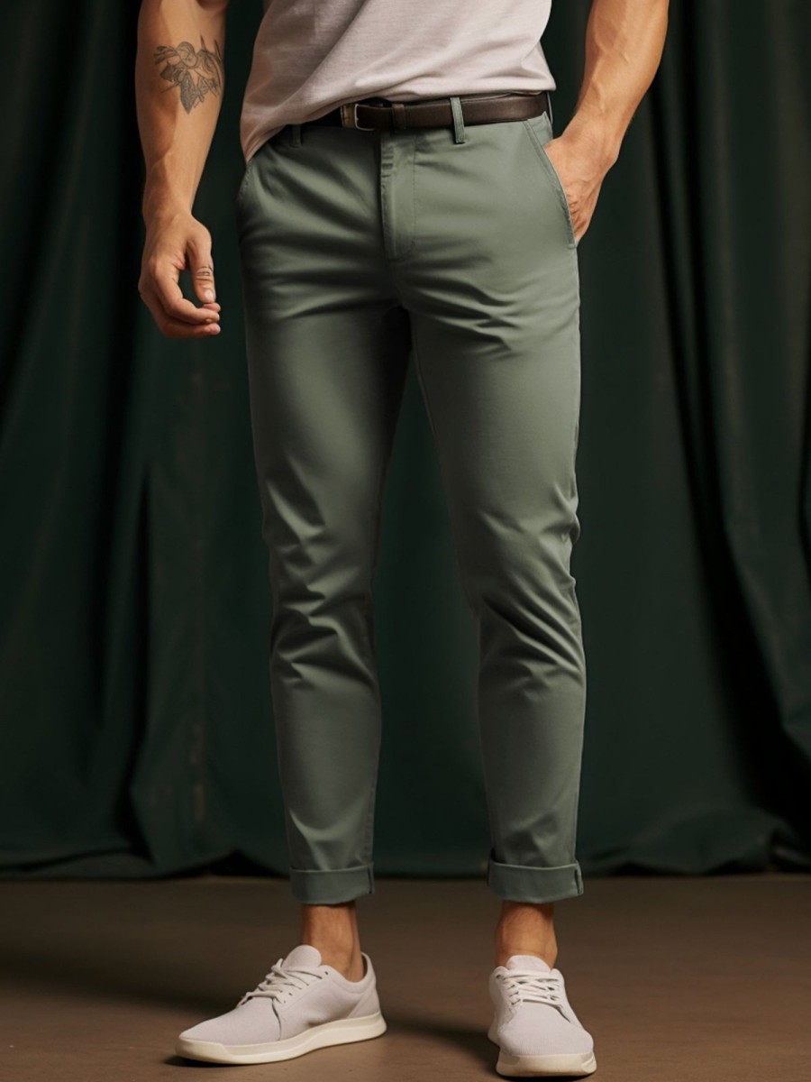 Men Ahaselected | 365 Pant 2.0 Performance Stretch Washed Twill Chino